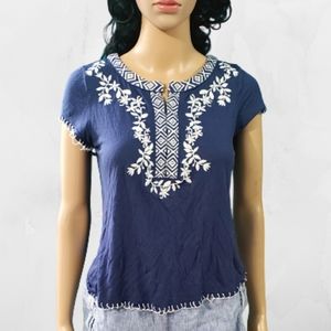 TwentyOne Floral V-Neck Top- Sz Small